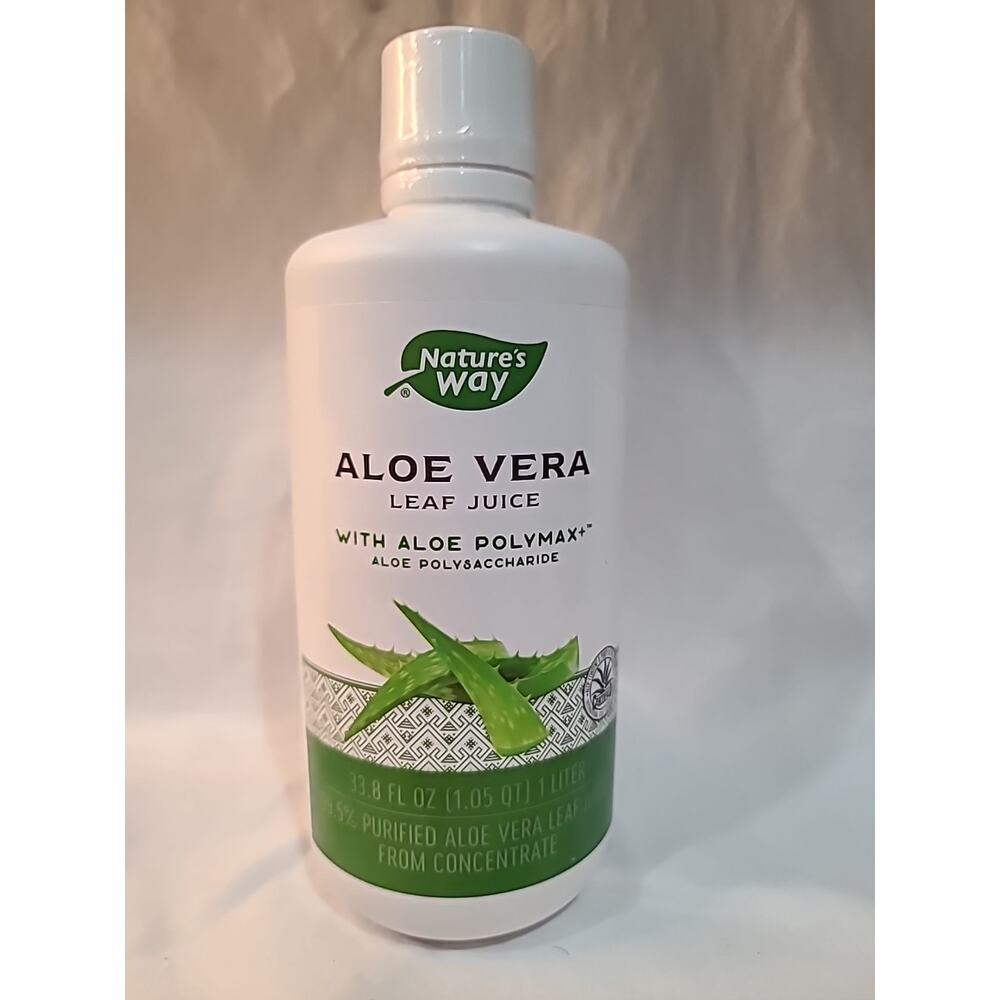 Aloe Vera Leaf Juice 33.8 Oz by Nature's Way